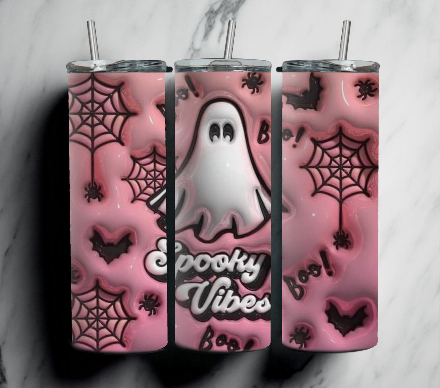 3D Spooky 20oz tumbler