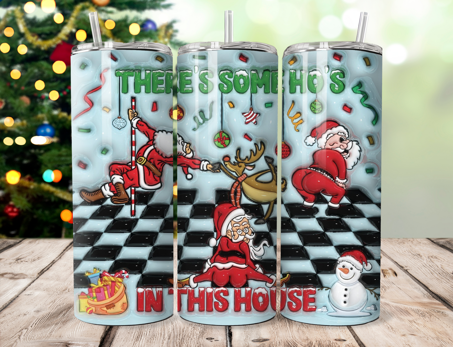 20oz Christmas tumbler