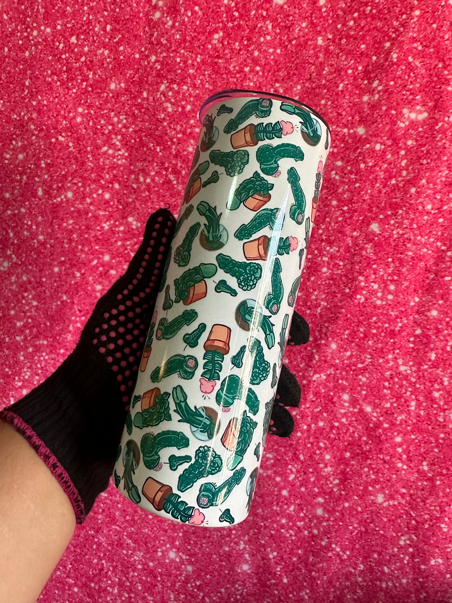 20oz adult cactus tumbler