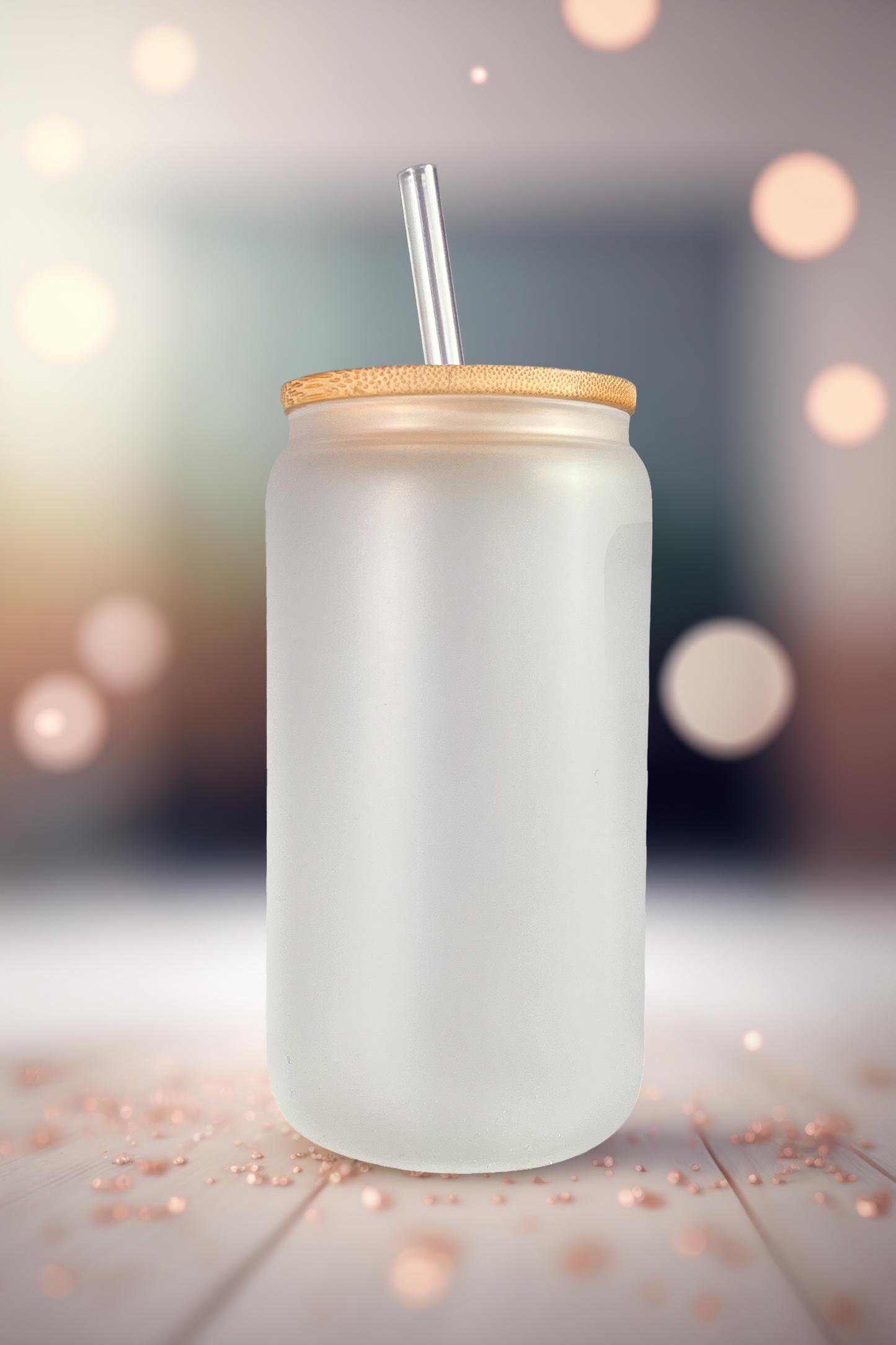 Custom 16oz frosted Libby glass can