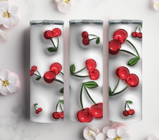 3D Cherry Tumbler