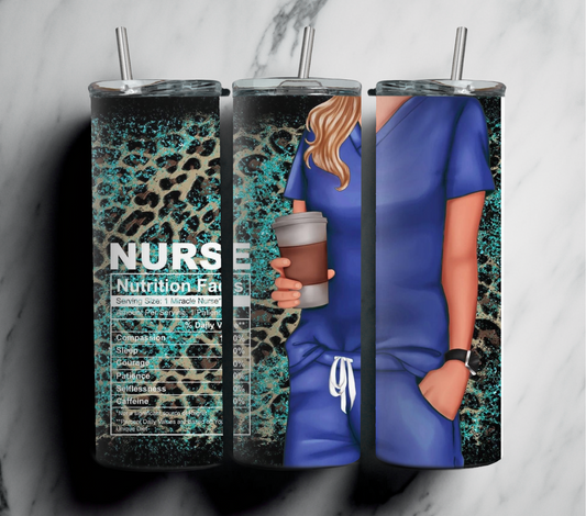 20oz nurse facts tumbler