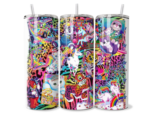 20oz Lisa Frank Lover tumbler