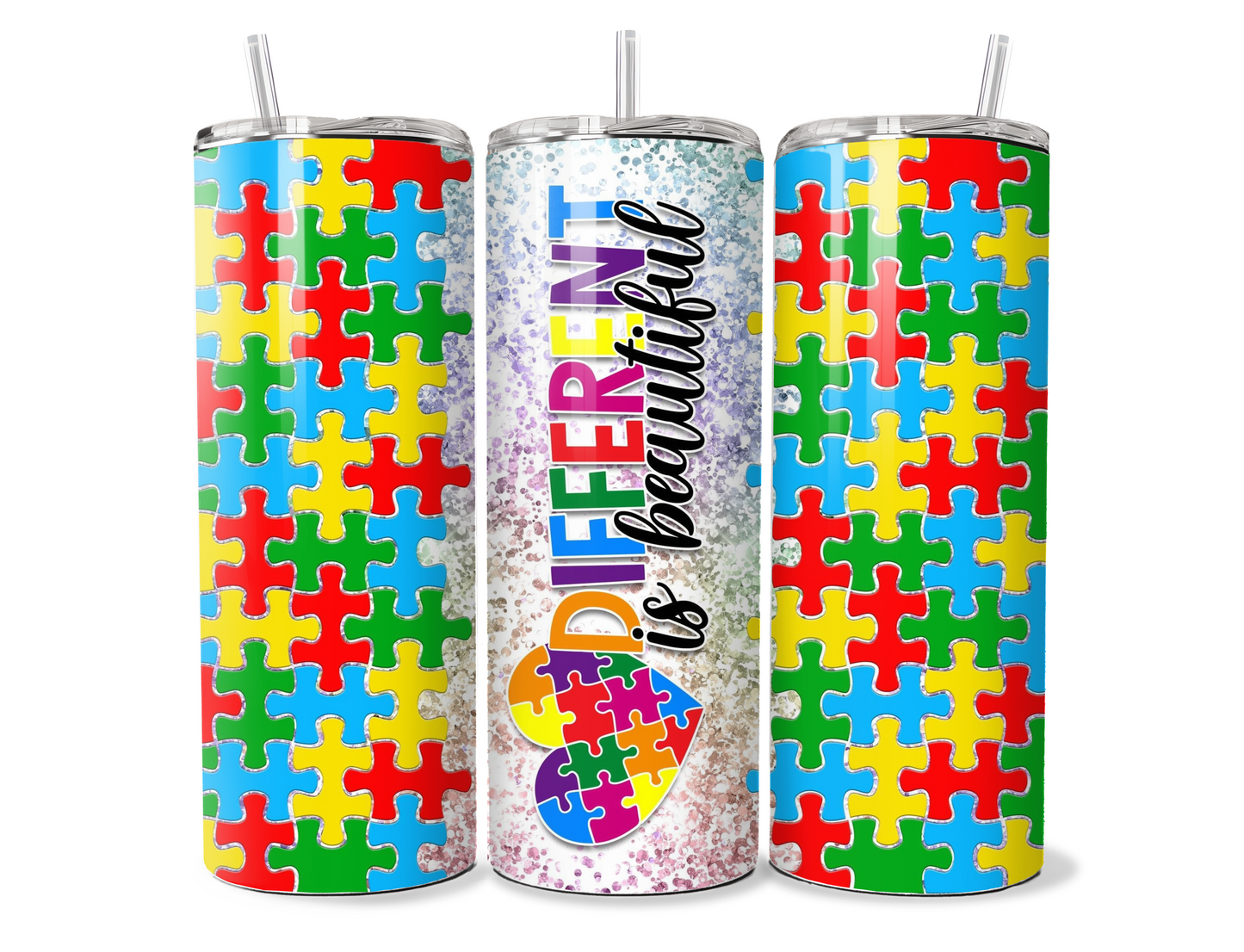 20oz autism awareness tumbler