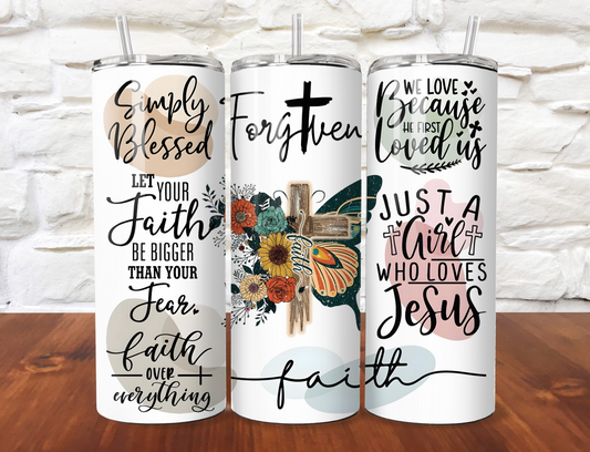 20oz Faith tumbler