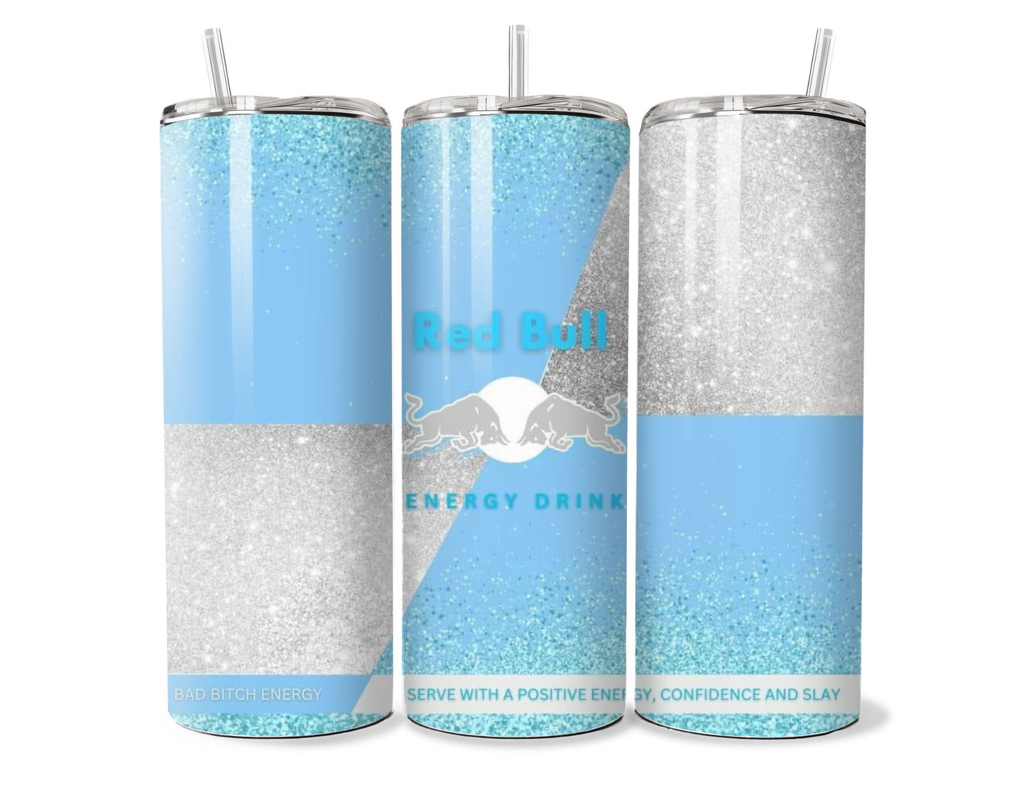 20oz blue Red Bull tumbler