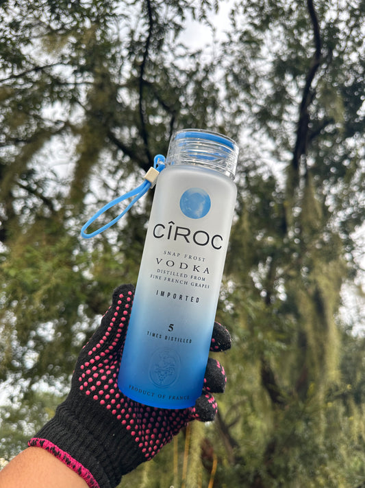 17 oz ciroc glass bottle