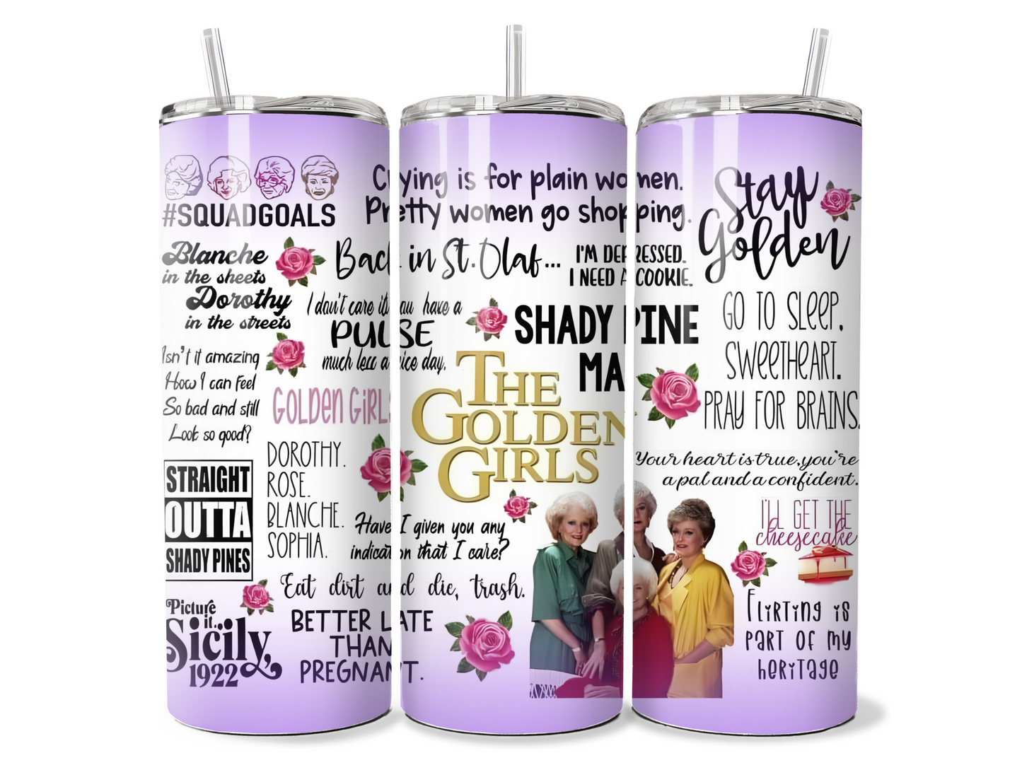 20oz golden girls tumbler