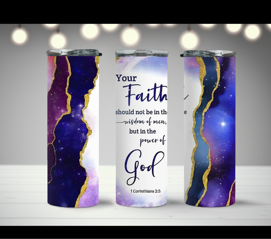 Faith 20 oz tumbler!